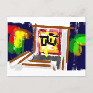 Carte Postale Nuage nocturne de hibou