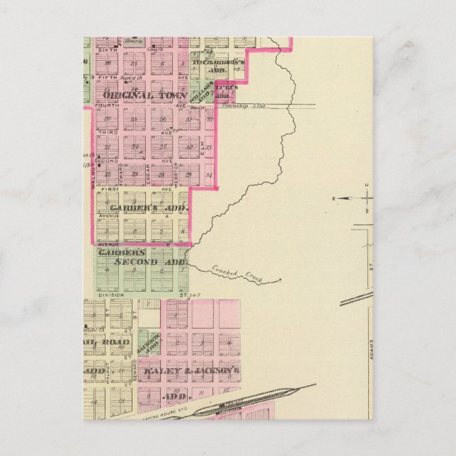 Carte Postale Nuage rouge, Nebraska (Devant)