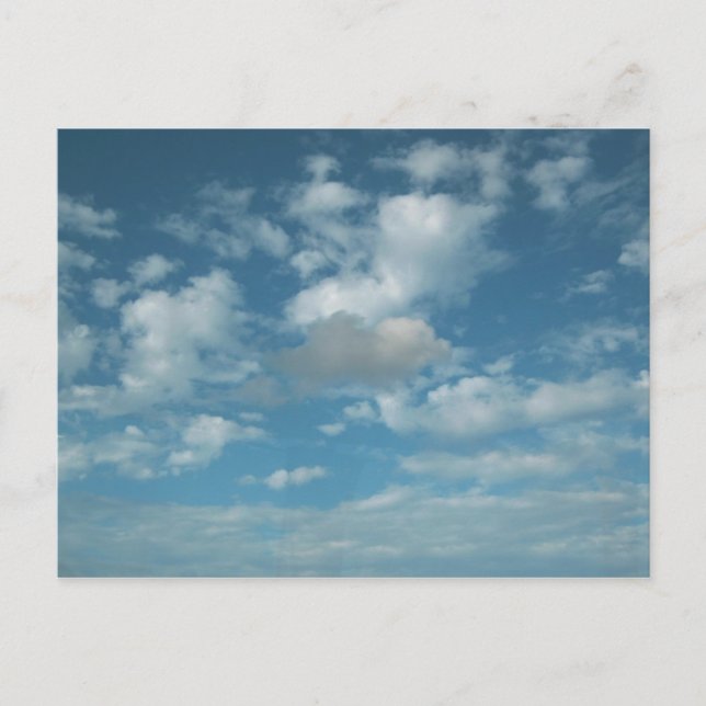 carte postale nuages (Devant)