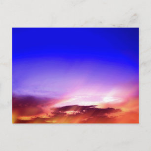 Carte Postale Nuages au coucher du soleil