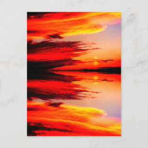 Carte Postale Nuages au coucher du soleil