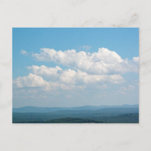 Carte Postale Nuages au-dessus des montagnes