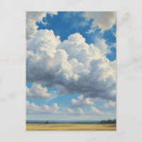 Nuages blancs et ciel bleu clair