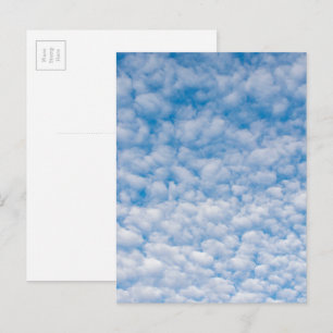 Carte Postale Nuages de bulles dans le ciel bleu Nature Photo Ma