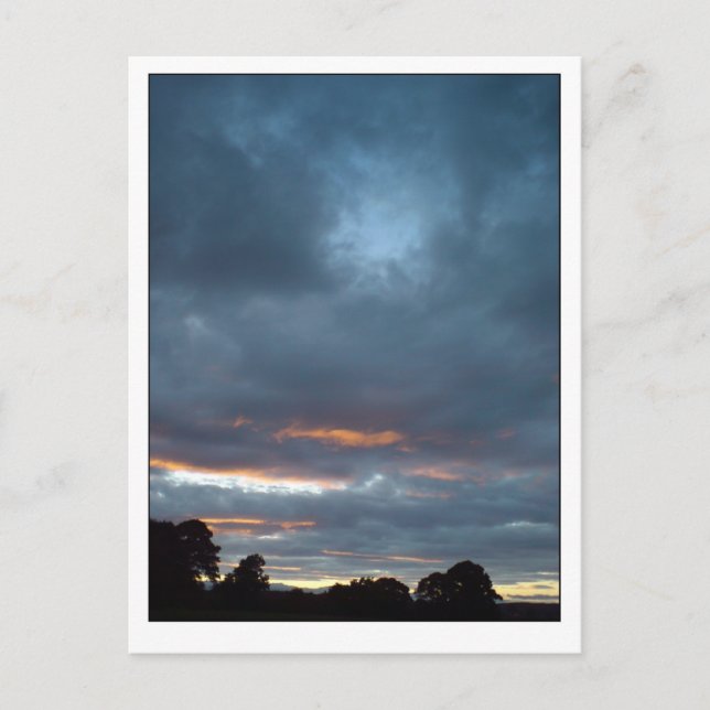 Carte Postale Nuages de coucher de soleil 2 e, 5 sept (Devant)