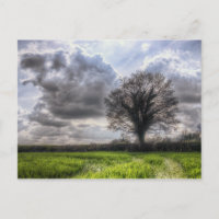 Nuages de pluie au printemps HDR