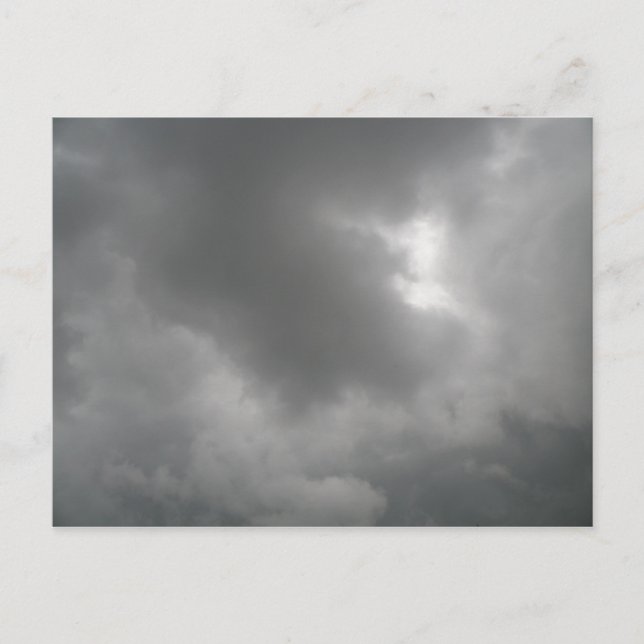 Carte postale Nuages de tempête (Devant)