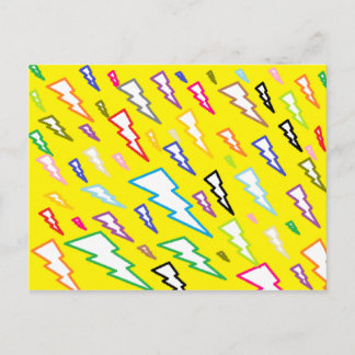 Carte Postale Nuages de tempête Éclairage