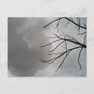 Carte Postale Nuages de tempête noire