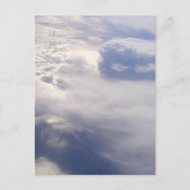 Carte postale Nuages (Design 2) (Devant)