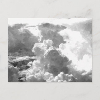 Carte Postale Nuages en gris
