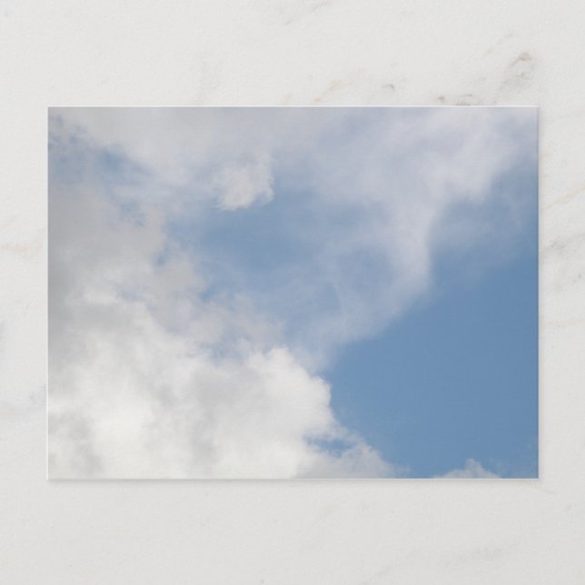 Carte postale Nuages Fluffants (Devant)