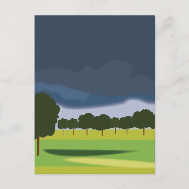 Carte Postale Nuages Orageux Nuages Nature Voyage (Devant)