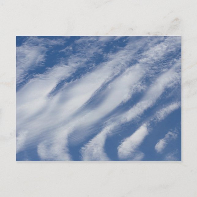 Carte Postale nuages s'allongent (Devant)