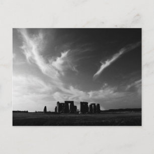 Carte Postale Nuages sur Stonehenge