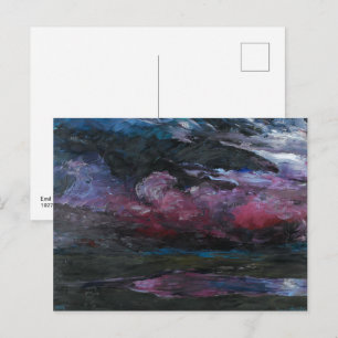 Carte Postale Nuages tumultueux en dérive Emil Nolde