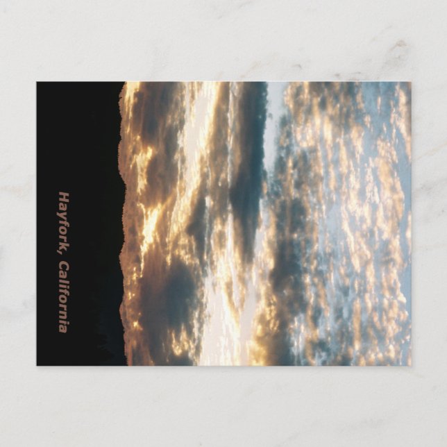 Carte Postale Nuageux Dusk...... (Devant)