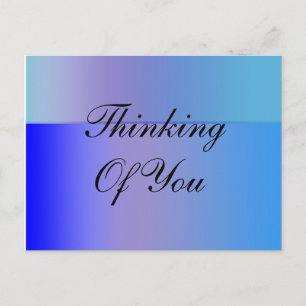 Carte Postale Nuances de bleu