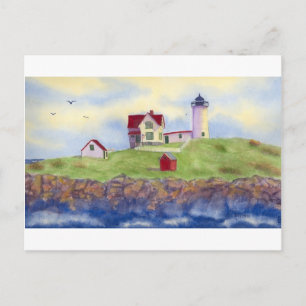 Carte Postale Nubble Light House York Maine