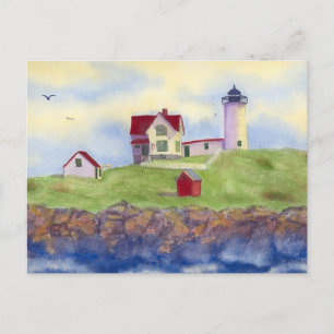 Carte Postale Nubble Light House York Maine