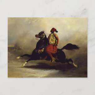 Carte Postale Nubian Horseman à la Gallop