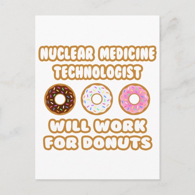 Carte Postale Nucléaire Med Tech .. Fonctionnera Pour Les Donuts (Devant)