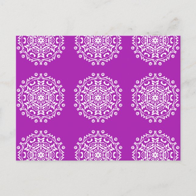 Carte Postale Nudibranche Mandala (Devant)