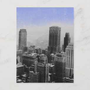 Carte Postale Nuit bleue à New York