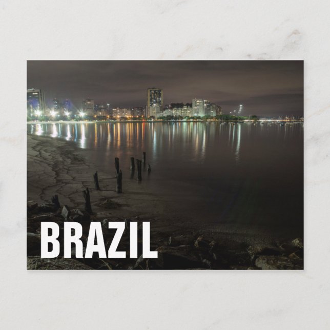 Carte Postale Nuit de Botafogo Bay (Devant)