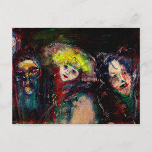 Carte Postale NUIT DE CARNAVAL À VENISE Mascarade Vénitienne Mas