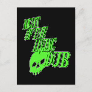 Carte Postale Nuit de la vie Dub FUN HORROR PARODY DUBSTEP