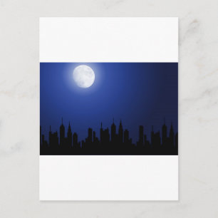 CARTE POSTALE NUIT DE LA VILLE