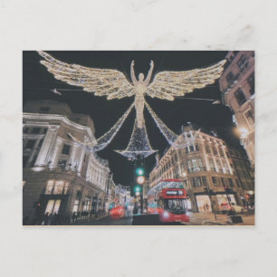 Carte Postale Nuit de Noël sur Regent Street, Londres