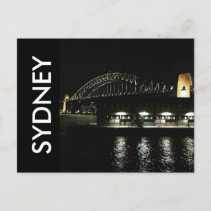 Carte Postale nuit de sydney bridge