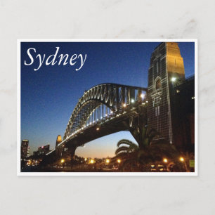 Carte Postale nuit de sydney bridge