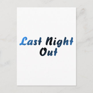 Carte Postale Nuit dernière (marié)