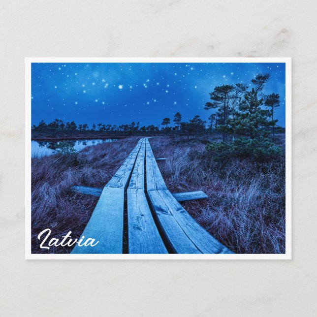 Carte Postale Nuit des marais (Devant)