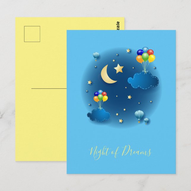 Carte Postale Nuit des rêves (Devant / Derrière)