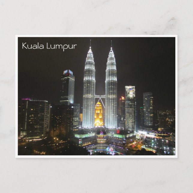 Carte Postale nuit des tours kl (Devant)