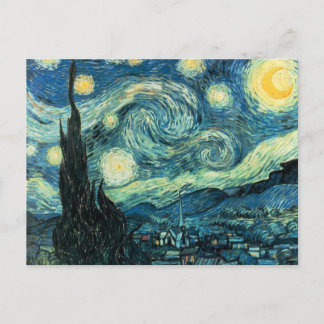 Carte Postale Nuit d'étoile Vincent Van Gogh