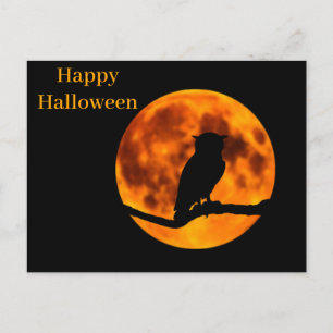 Carte Postale Nuit d'Halloween effrayante