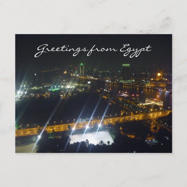 Carte Postale nuit du caire egypte (Devant)