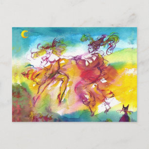 Carte Postale NUIT DU CARNAVAL / Mascarade vénitienne,, Musique