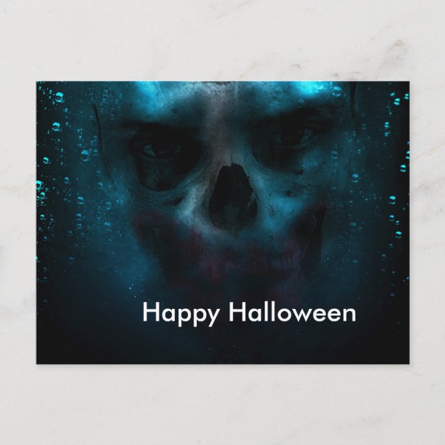 Carte Postale Nuit effrayante d'Halloween (Devant)