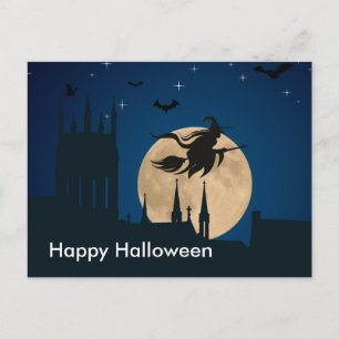 Carte Postale Nuit effrayante d'Halloween