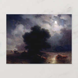 Carte Postale Nuit en Ukraine par Ivan Aivazovsky