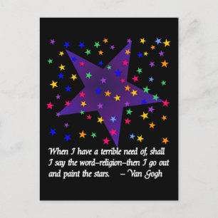 Carte Postale Nuit étoilée