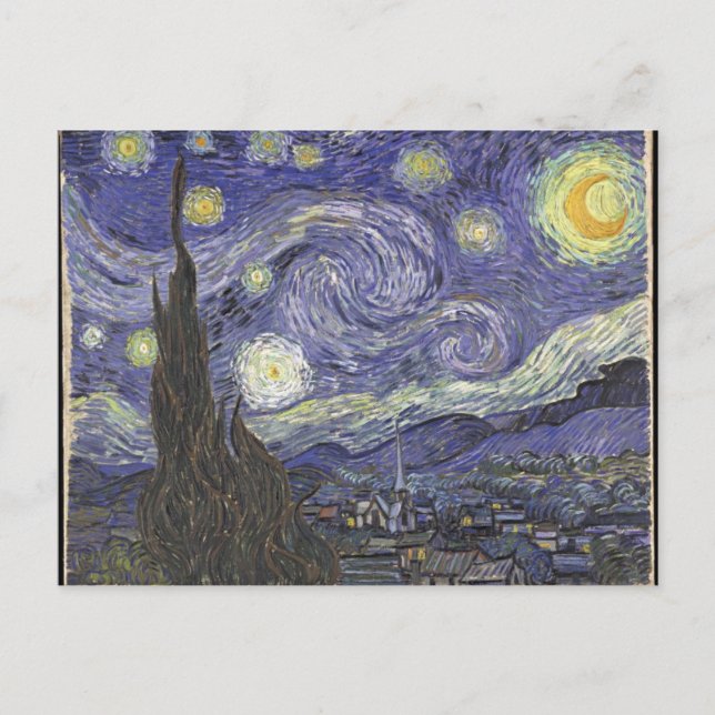 Carte Postale nuit étoilée (Devant)