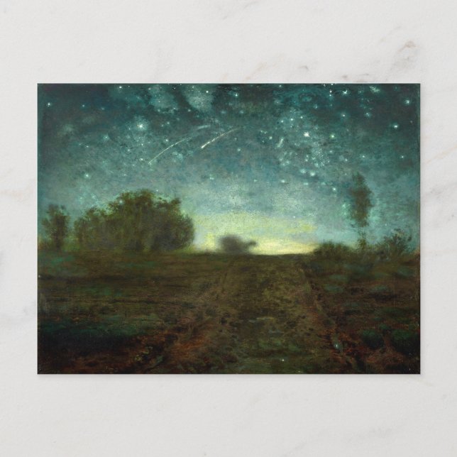 Carte Postale Nuit étoilée de Jean-François Millet (vers 1850-18 (Devant)