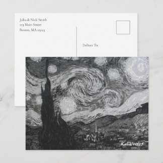 Carte Postale Nuit étoilée I Vincent Van Gogh